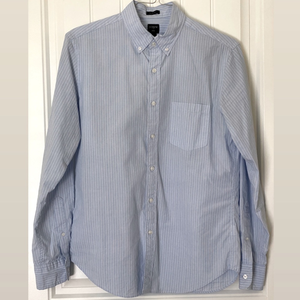 Striped Long Oxford Shirt